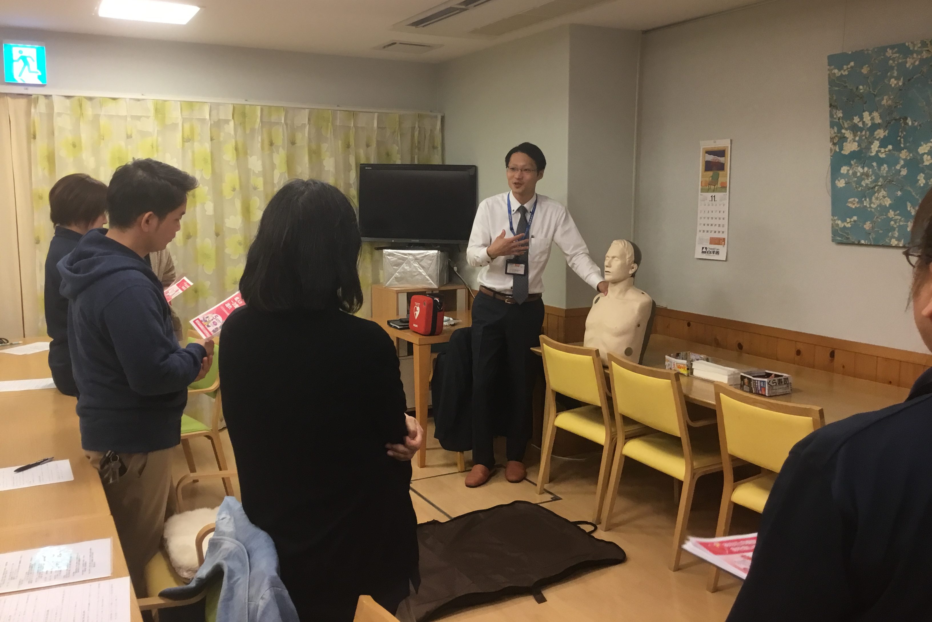 イメージ：救命救急の訓練