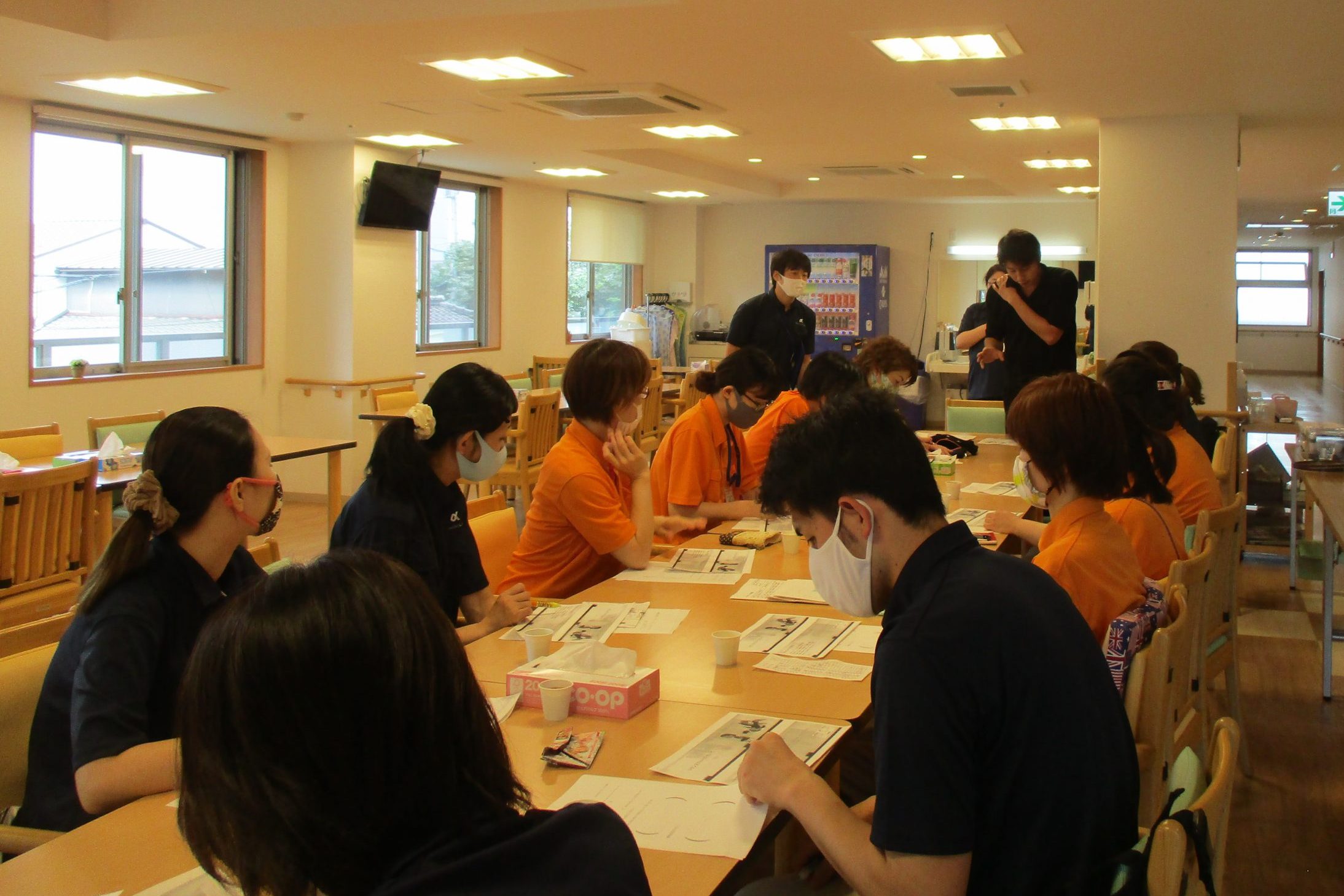 イメージ：スタッフの研修に力を入れています！