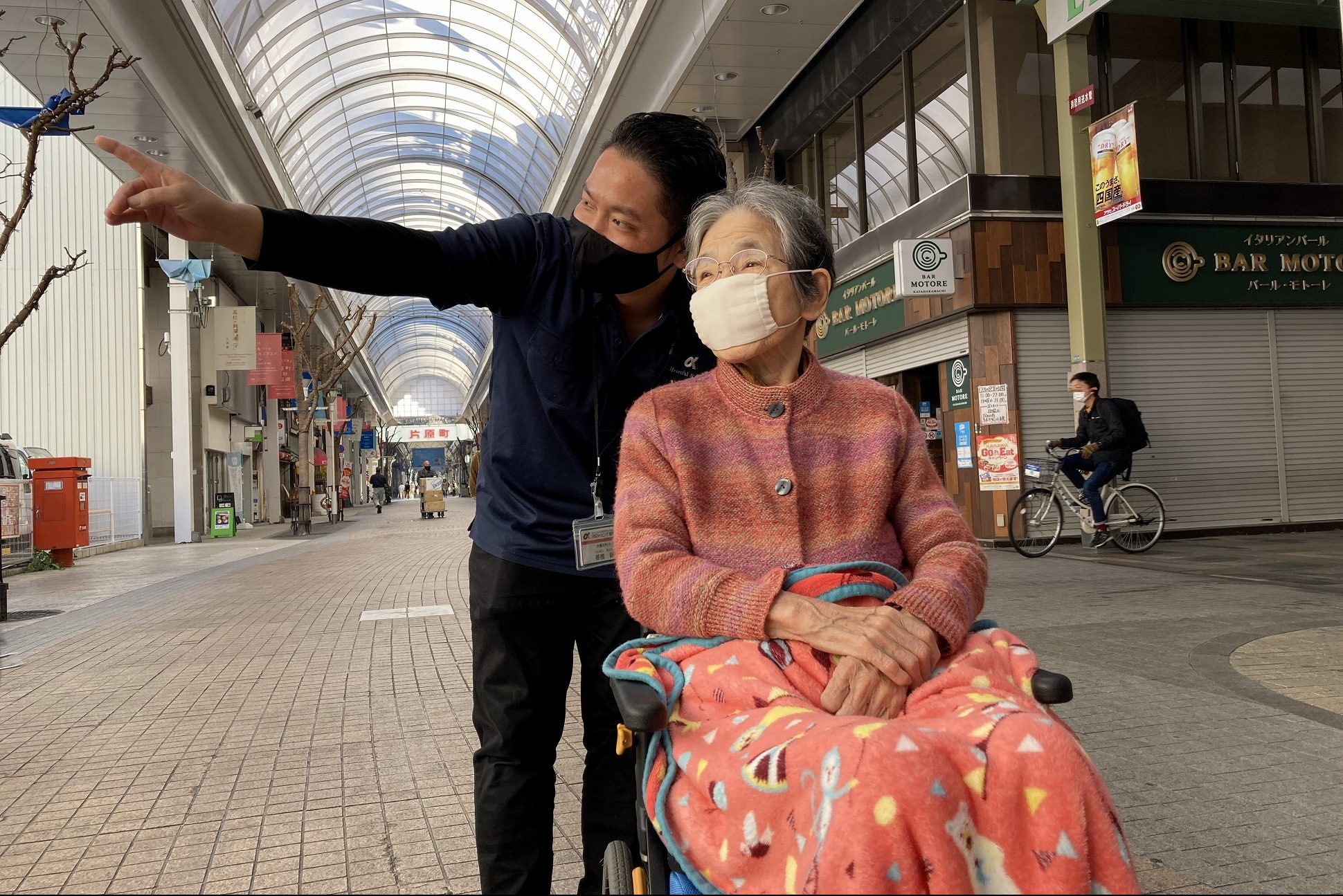 イメージ：商店街のお散歩