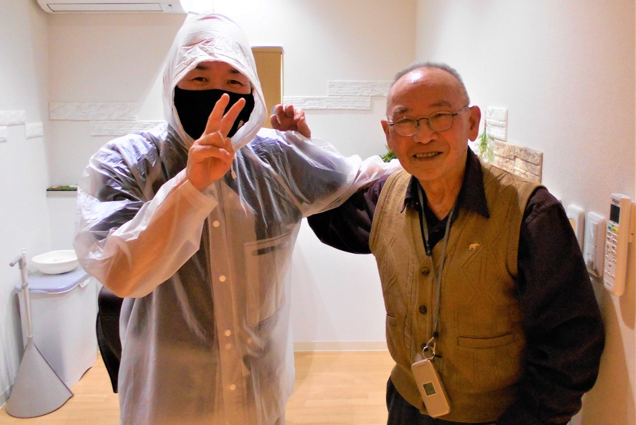 イメージ：男性ご入居者も喜ぶ理美容サービス