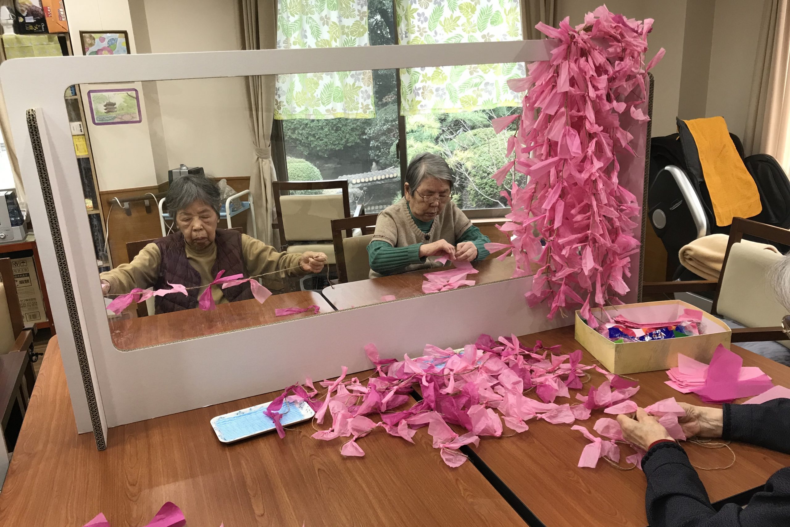 イメージ：春の訪れ🌸枝垂れ桜のアーチ