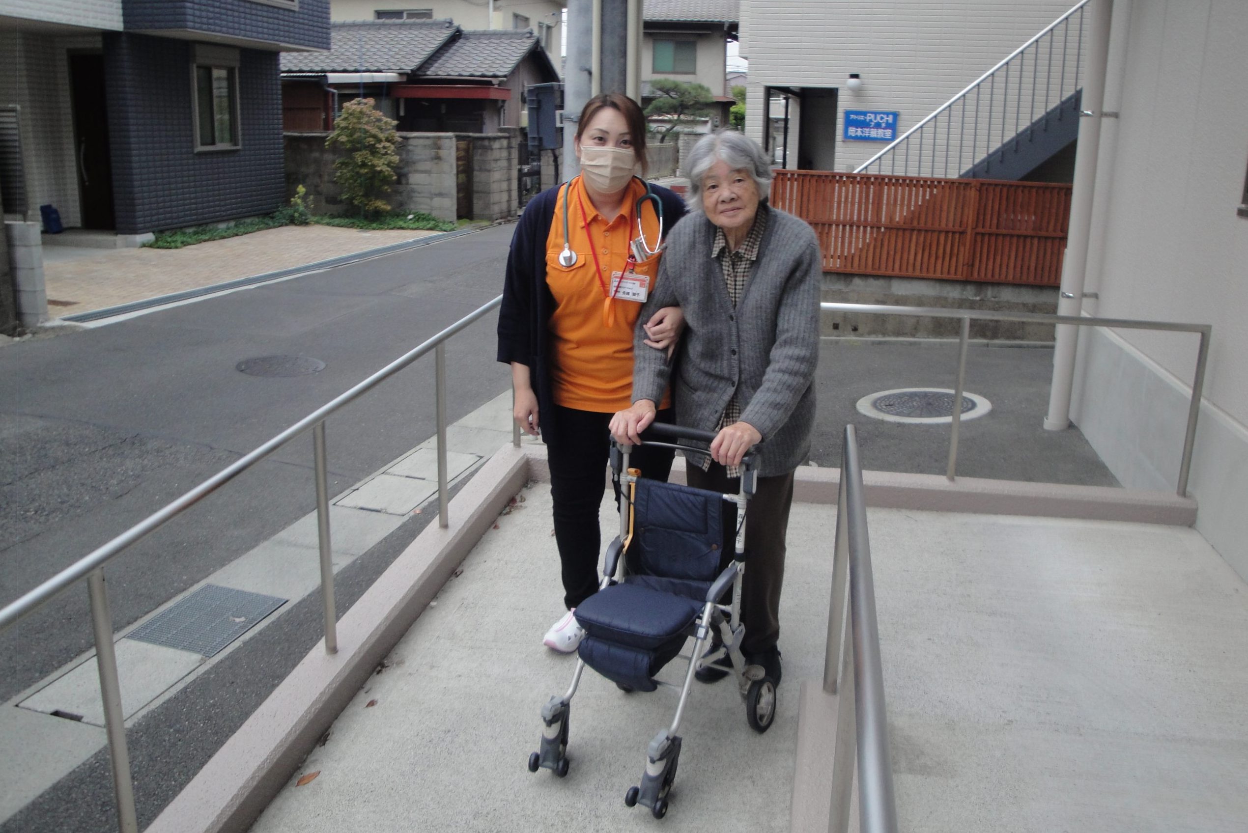 イメージ：外出制限の中でも、意識を変えて機能訓練を実施