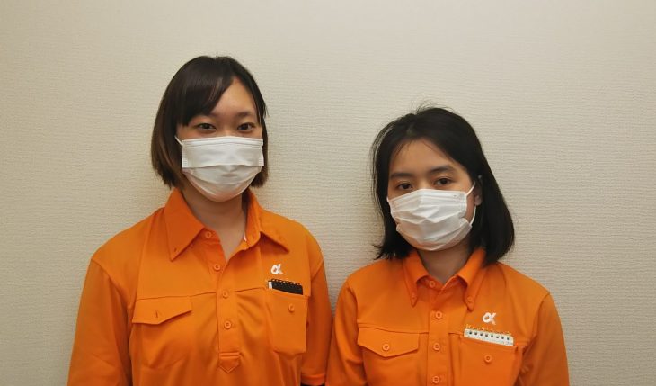 イメージ：新卒スタッフの姿を見て感心しっ放しの日々