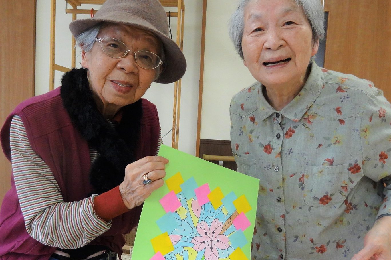 イメージ：他拠点との交流　お互いの個性を活かして