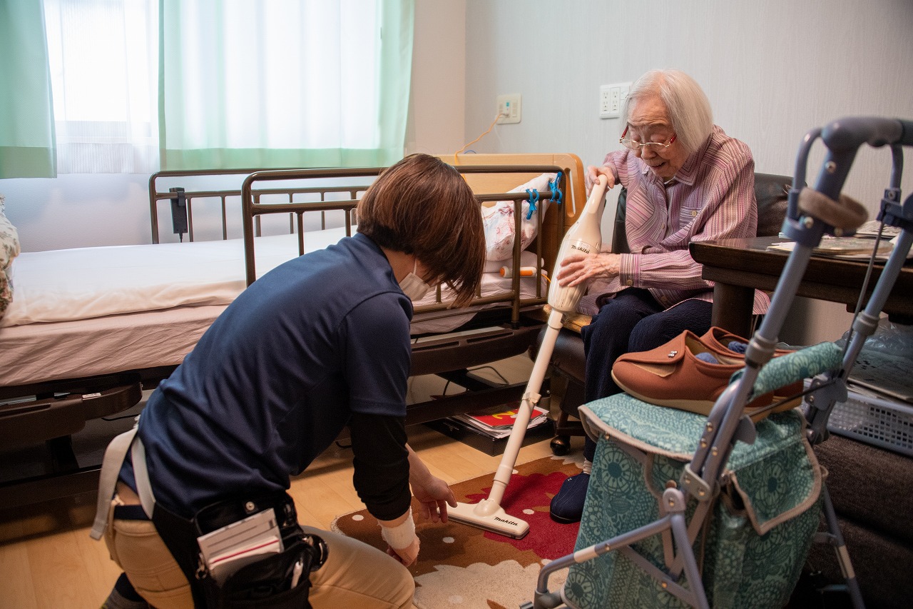 イメージ：自立支援を促す訪問介護