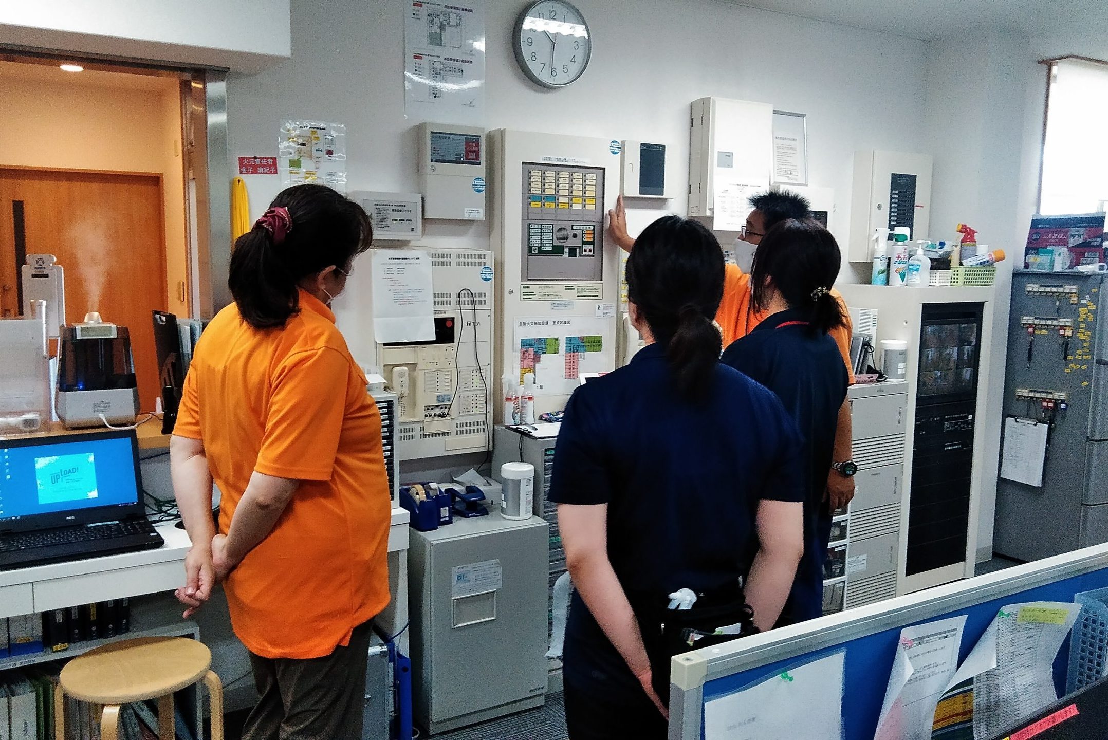 イメージ：消防避難訓練の実施