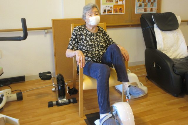 イメージ：デイサービスでの機能訓練