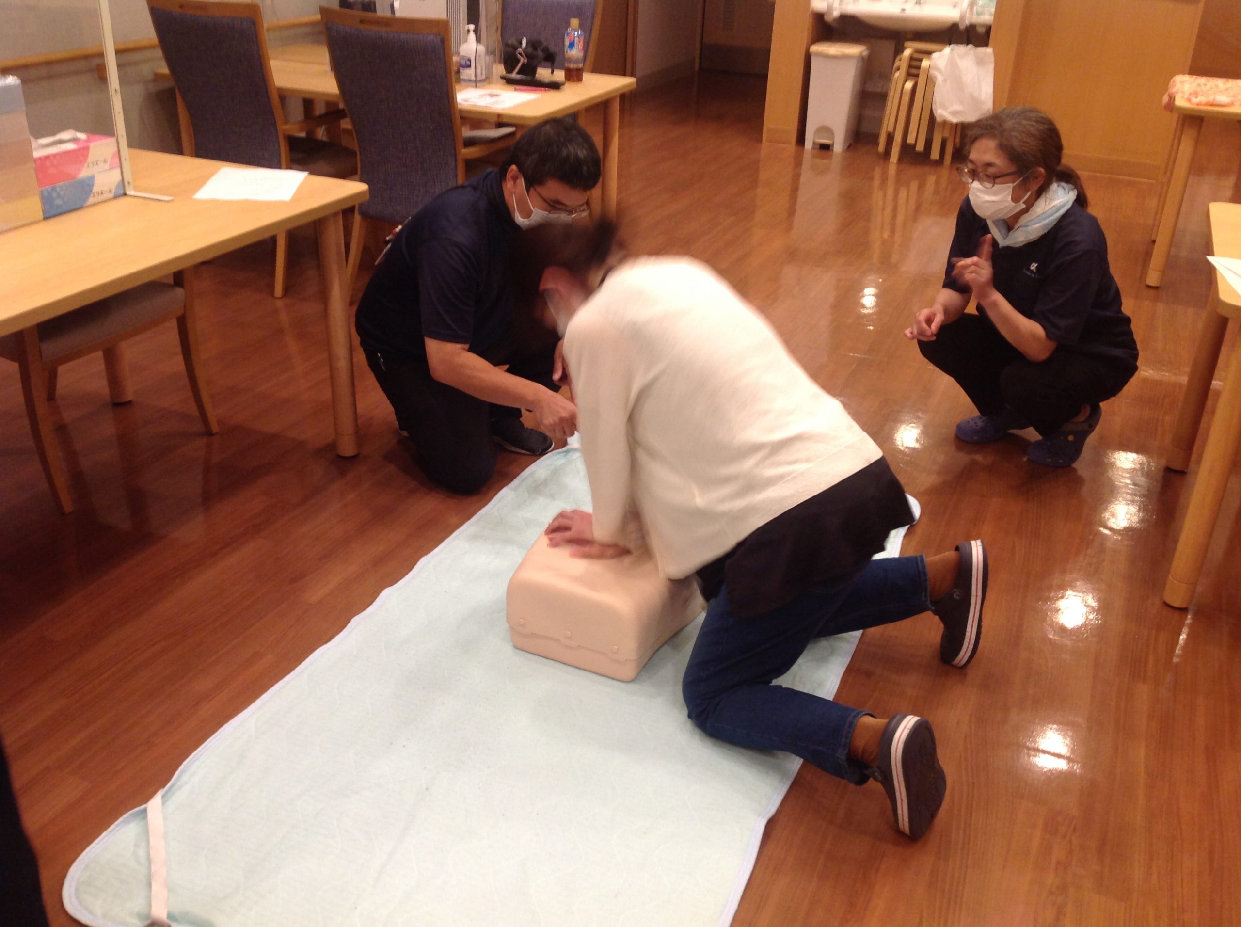 イメージ：救急時にも対応できる体制を作り「安心した暮らし」を