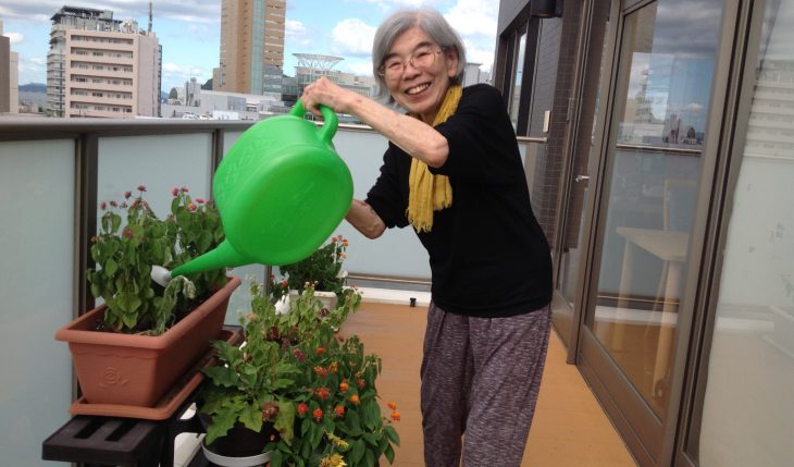 イメージ：いつも緑に囲まれるホーム