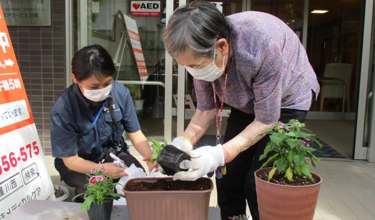 イメージ：秋の花に癒されて