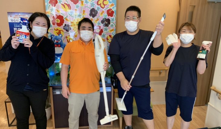 イメージ：皆で元気に大掃除♪
