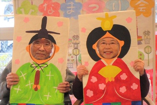 イメージ：今年のひな祭りも一緒に、記念撮影！