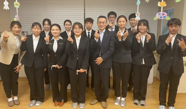 イメージ：（2022年4月生）留学生歓迎セレモニー