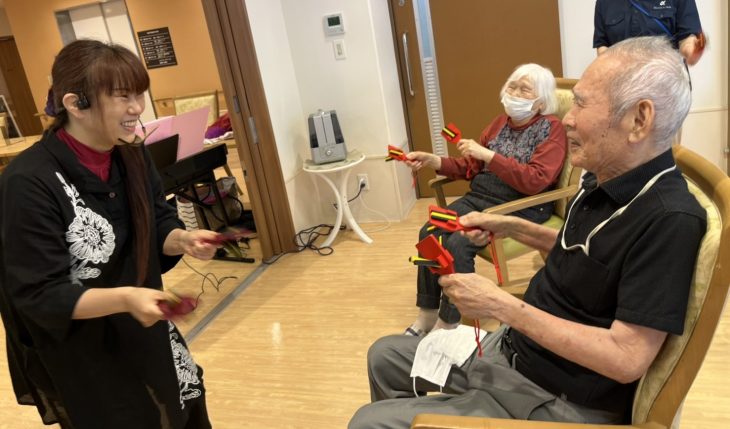 イメージ：鹿児島エリアの音楽療法