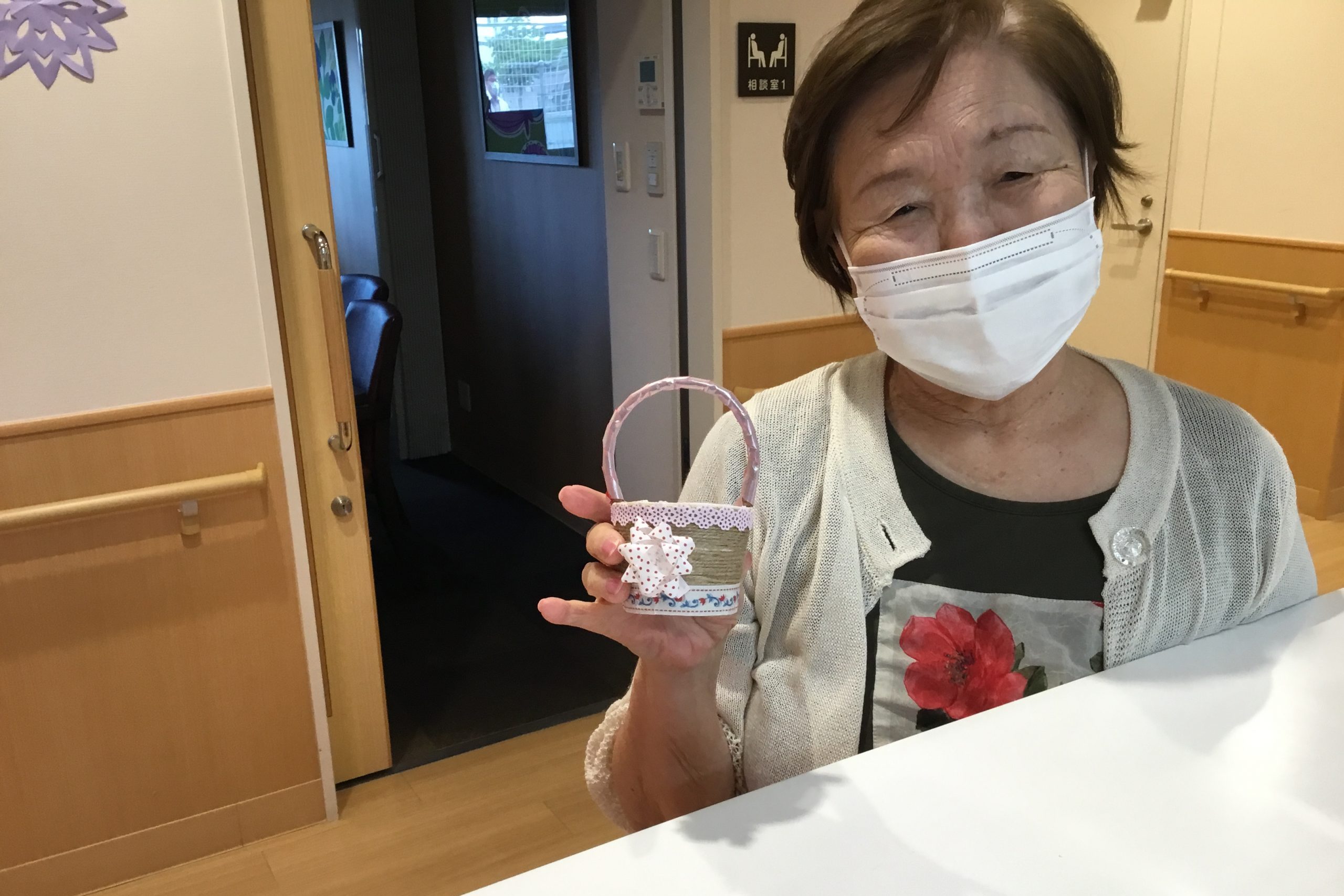 イメージ：ご利用者の籠（かご）造り