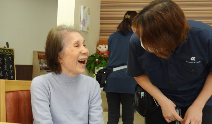 イメージ：歌がもたらす笑顔