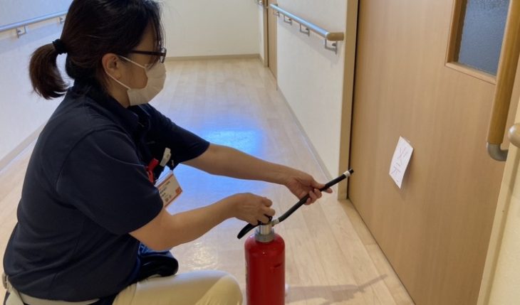 イメージ：備えあれば患いなし ー消防訓練の実施