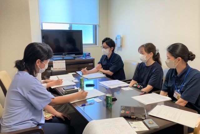 イメージ：大学と共同で！看取りケアについて報告会