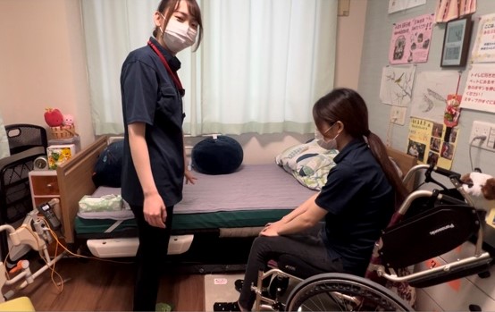 イメージ：移乗困難な方の移乗勉強会