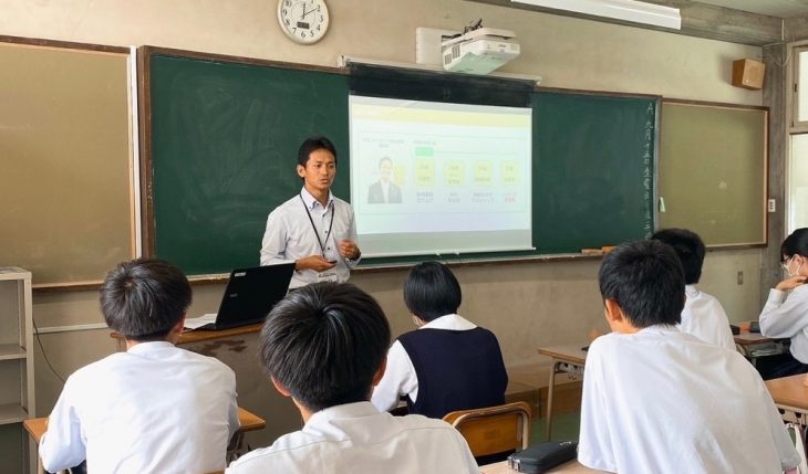 イメージ：介護の仕事についてお話してきました