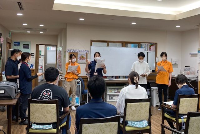 イメージ：緊急時対応の研修を行いました！