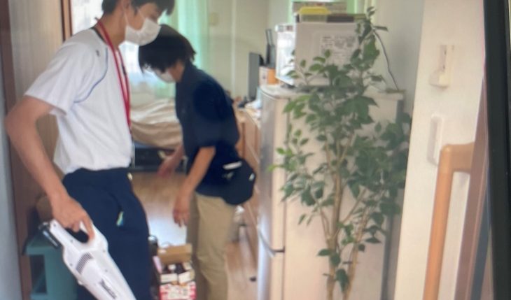 イメージ：高校生が職場体験でアルファリビングに