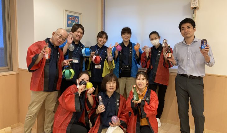 イメージ：ご入居者もスタッフも楽しんだ夏祭り