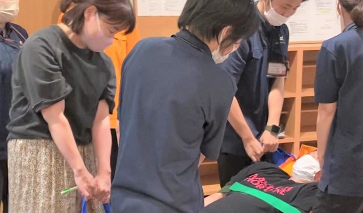 イメージ：エリア研修　－非常災害時にどう行動する？－