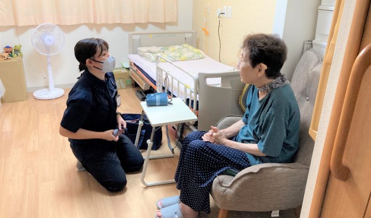 イメージ：在宅看護を始めて半年、今後の目標は！