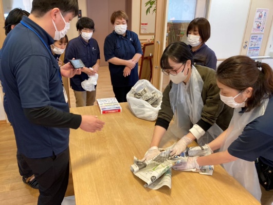 イメージ：本格的な冬到来！感染症対策研修