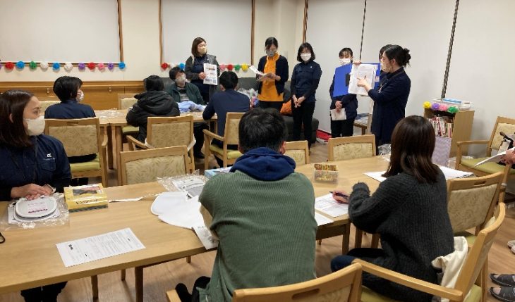 イメージ：岡山エリア身体拘束研修を実施