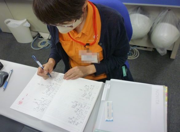 イメージ：留学生との交換日記