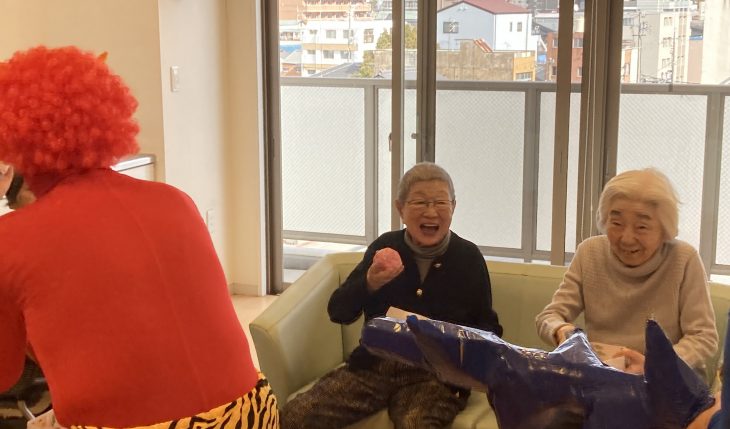 イメージ：行事委員の年中行事『鬼は外！　福は内！』