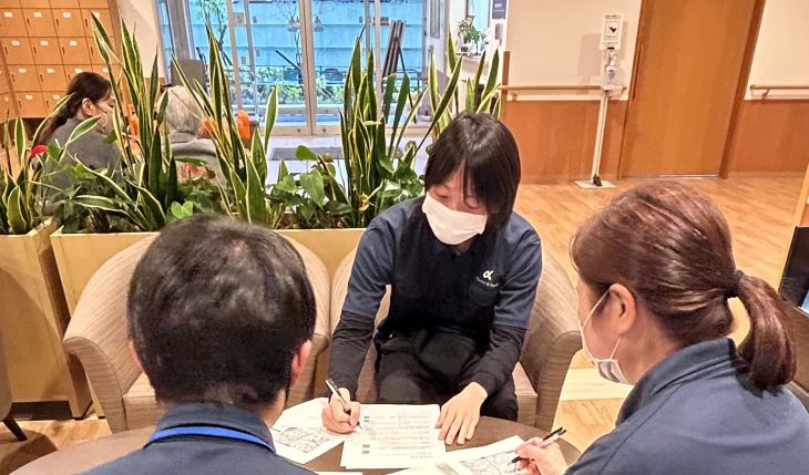 イメージ：災害対策委員会の活動！