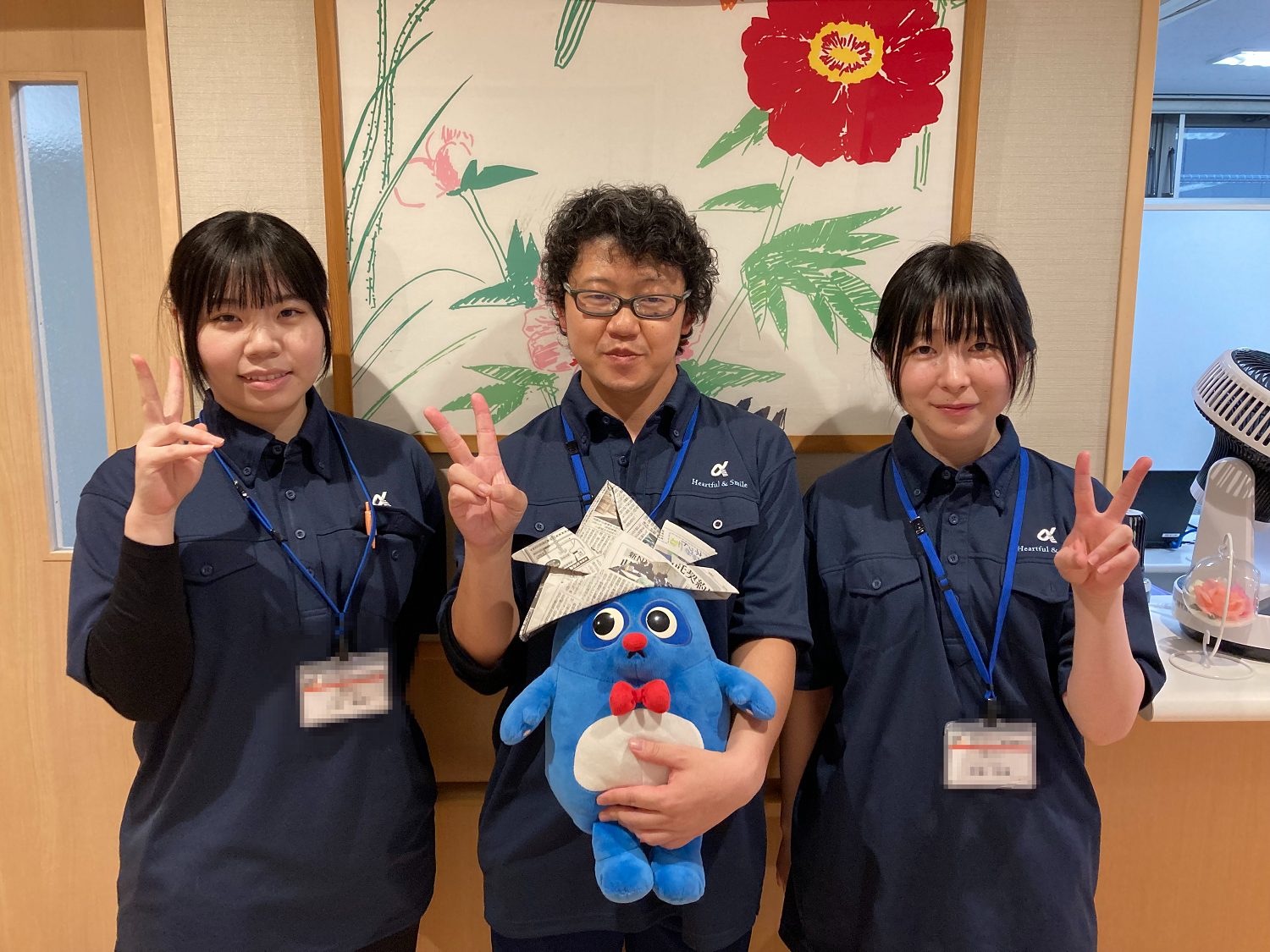 イメージ：新入社員が入ってきました！