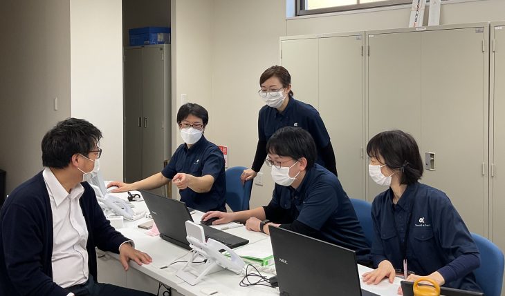 イメージ：毎日のスタッフ間での話し合いを大事にしています！