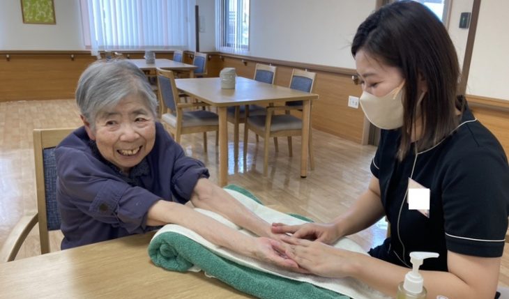 イメージ：ご利用者の笑顔をみて