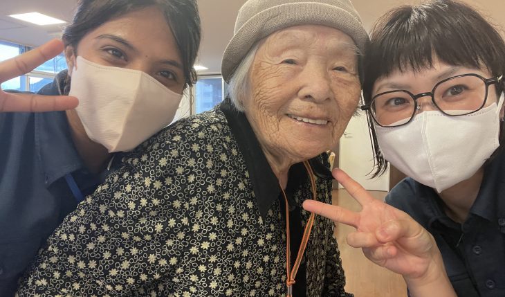 イメージ：留学生の育成 できることが増えていく喜び