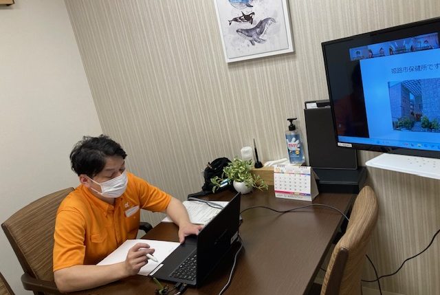 イメージ：感染についての研修会に参加して