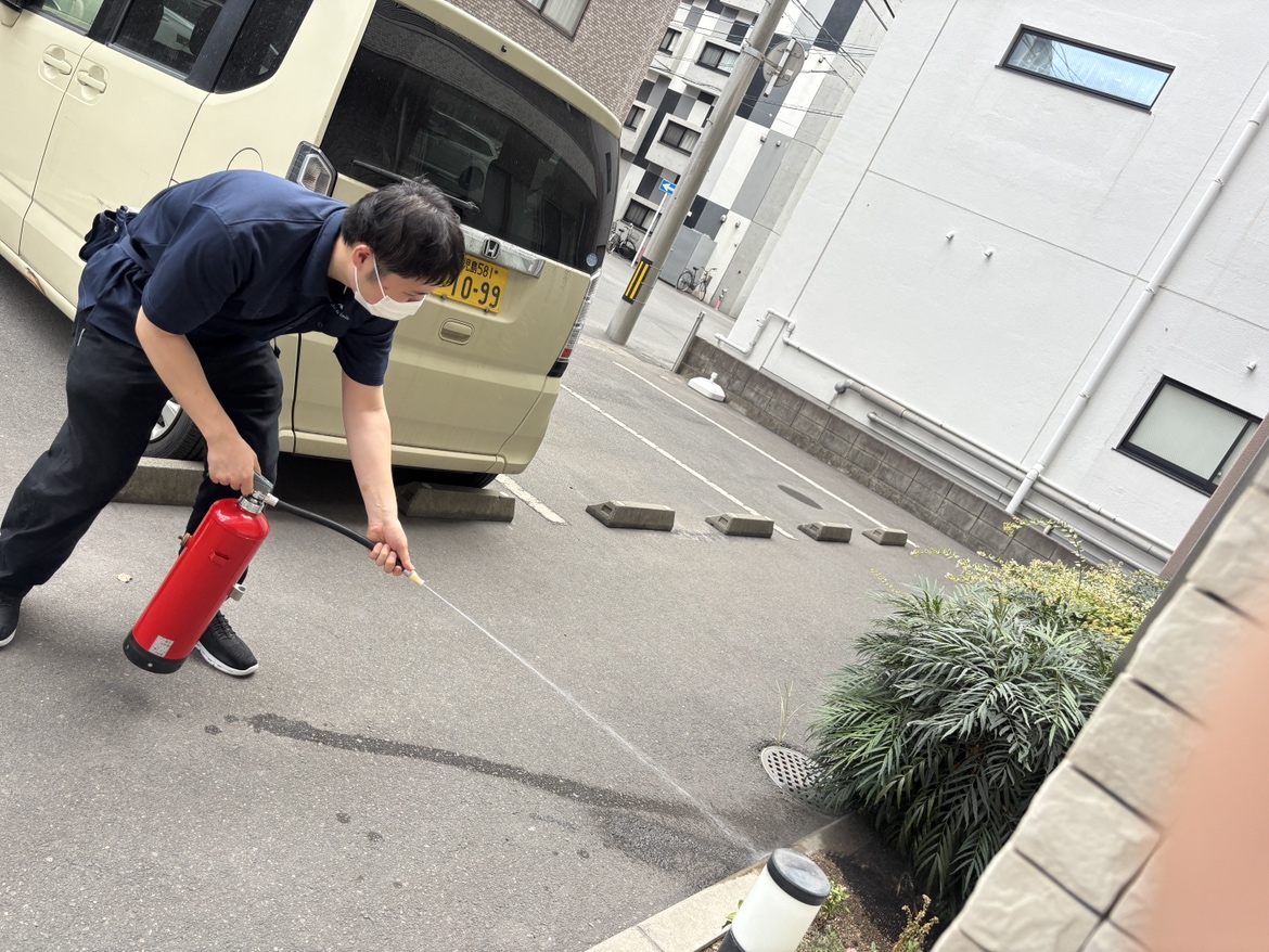 イメージ：火災発生を想定―もしもの時にどう動くか