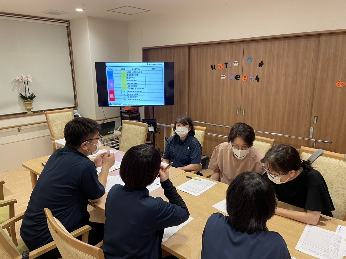 イメージ：令和8年度「BCPを機能させるための机上訓練」を開催しました
